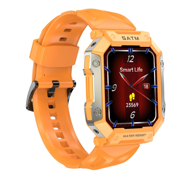 PG333 1.91 inch Waterproof Smart Sports Watch Support Heart Rate Monitoring / Blood Pressure Monitoring(Orange) by buy2fix