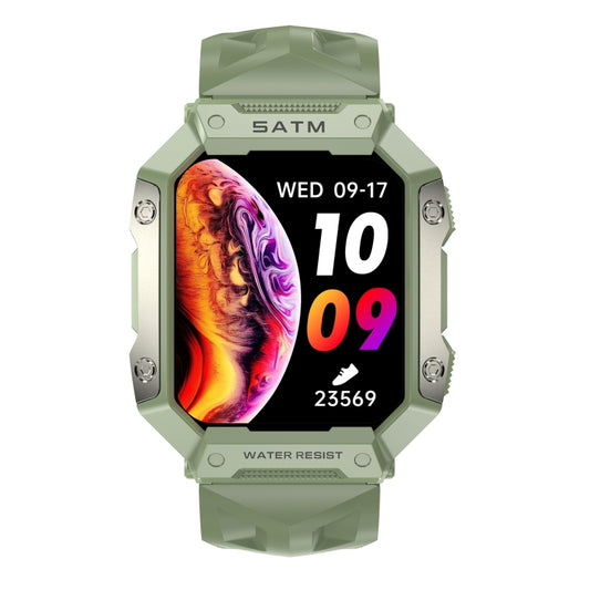 PG333 1.91 inch Waterproof Smart Sports Watch Support Heart Rate Monitoring / Blood Pressure Monitoring(Green) by buy2fix