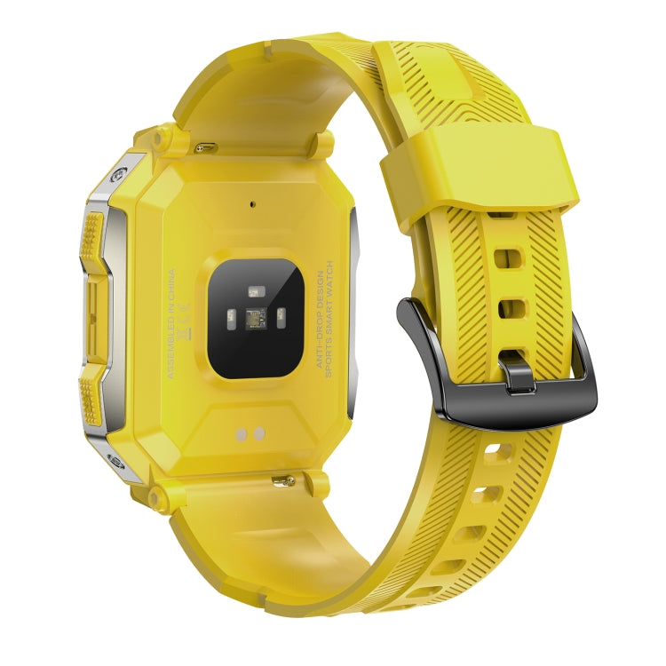 PG333 1.91 inch Waterproof Smart Sports Watch Support Heart Rate Monitoring / Blood Pressure Monitoring(Yellow) by buy2fix