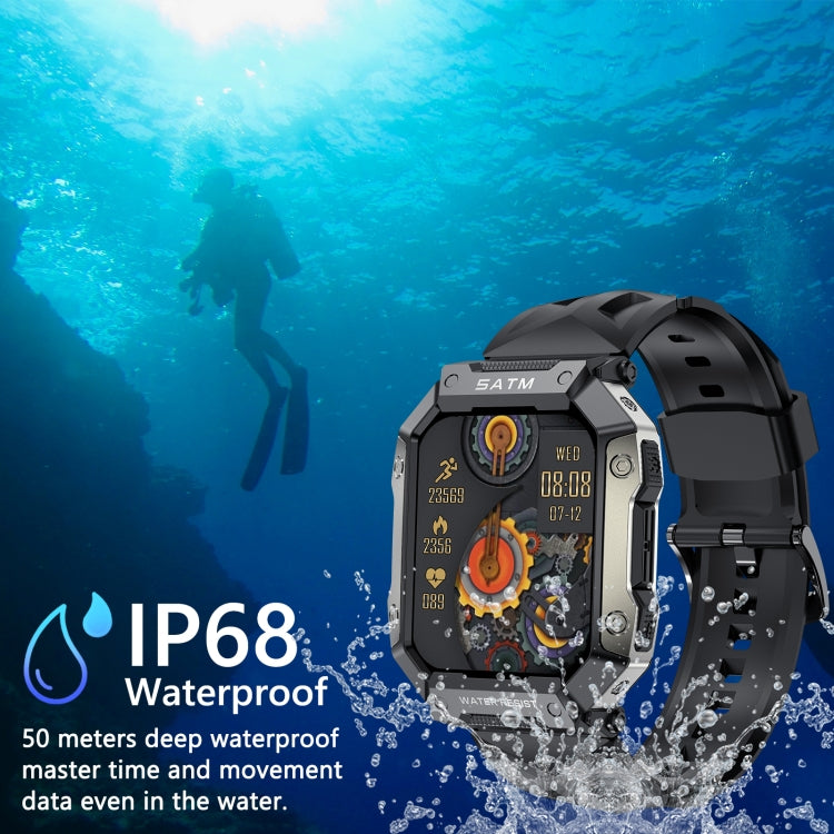 PG333 1.91 inch Waterproof Smart Sports Watch Support Heart Rate Monitoring / Blood Pressure Monitoring(Orange) by buy2fix