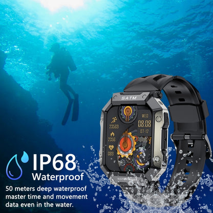 PG333 1.91 inch Waterproof Smart Sports Watch Support Heart Rate Monitoring / Blood Pressure Monitoring(Orange) by buy2fix