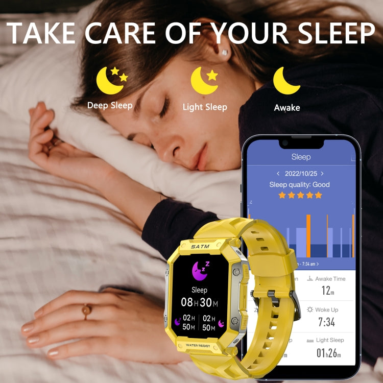 PG333 1.91 inch Waterproof Smart Sports Watch Support Heart Rate Monitoring / Blood Pressure Monitoring(Orange) by buy2fix