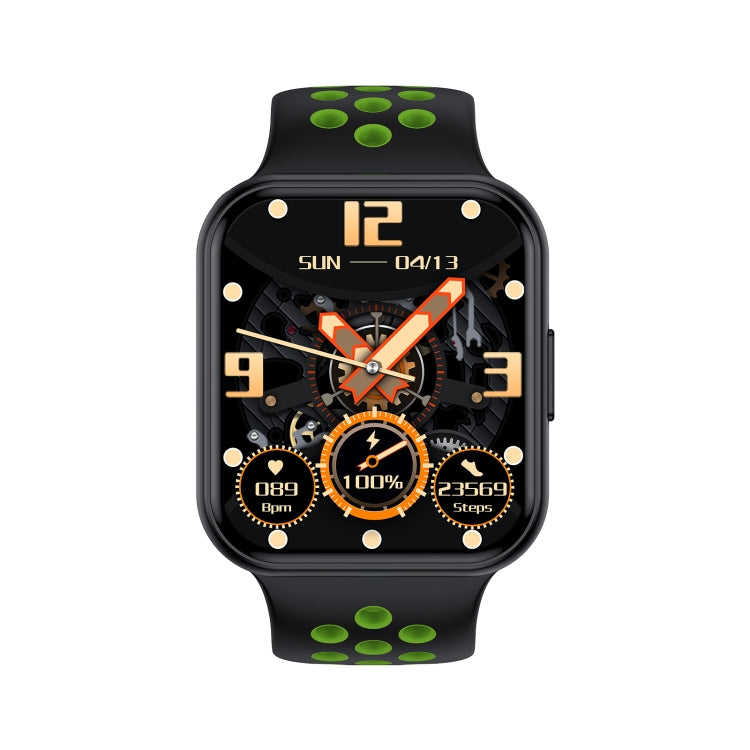 S226 1.72 inch Waterproof Smart Sports Watch Support Heart Rate Monitoring / Blood Pressure Monitoring(Black Green) by buy2fix