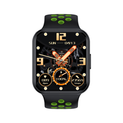 S226 1.72 inch Waterproof Smart Sports Watch Support Heart Rate Monitoring / Blood Pressure Monitoring(Black Green) by buy2fix