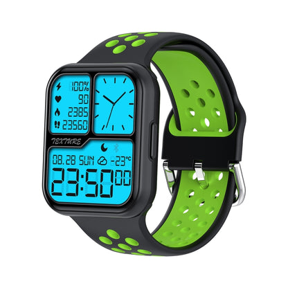 S226 1.72 inch Waterproof Smart Sports Watch Support Heart Rate Monitoring / Blood Pressure Monitoring(Black Green) by buy2fix