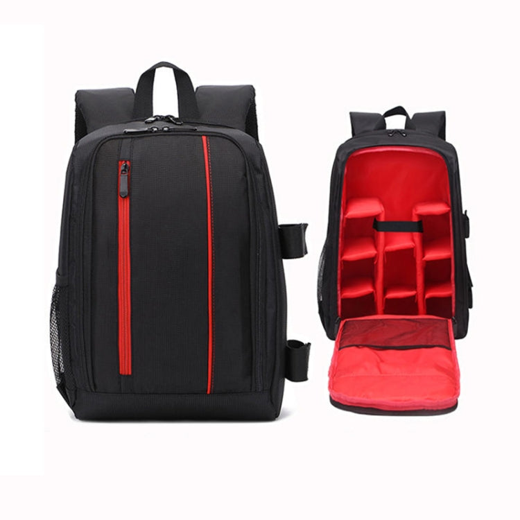 Outdoor Camera Backpack Waterproof Photography Camera Shoulders Bag, Size:45x32x18cm(Red) by buy2fix