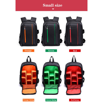Outdoor Camera Backpack Waterproof Photography Camera Shoulders Bag, Size:33.5x25.5x15.5cm(Orange) by buy2fix