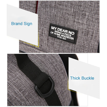 Small Waterproof Camera Backpack Shoulders SLR Camera Bag(Black) by buy2fix