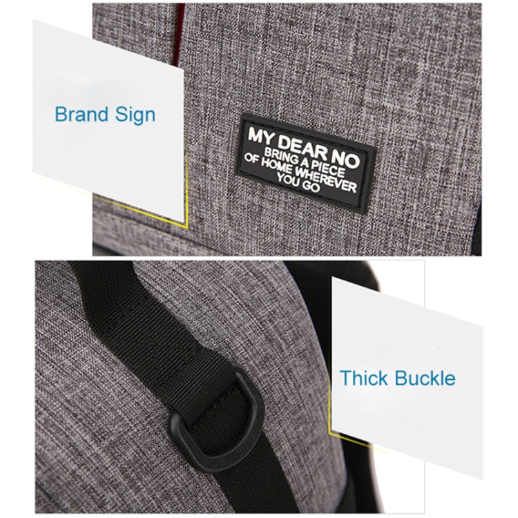 Small Waterproof Camera Backpack Shoulders SLR Camera Bag(Grey) by buy2fix