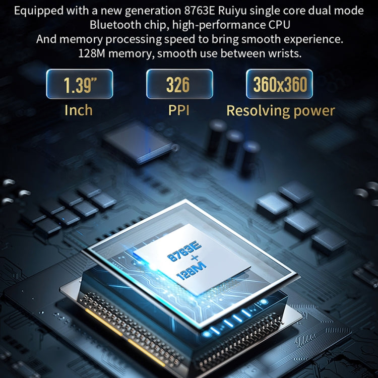 CF11 1.39 inch Waterproof Smart Sports Wristband Support Heart Rate Monitoring / Blood Pressure Monitoring(Grey) by buy2fix