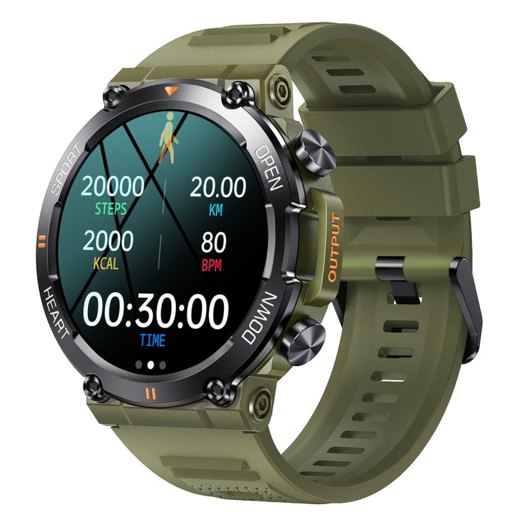 K56 Pro 1.39 inch Smart Silicone Strap Wristband Support Heart Rate Monitoring / Blood Pressure Monitoring(Green) by buy2fix