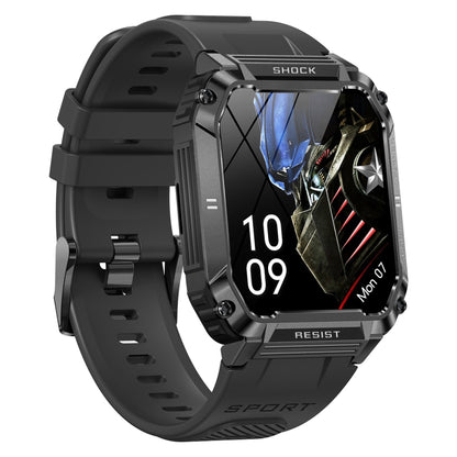 T3 1.95 inch Rugged Smart Sports Wristband Support Heart Rate Monitoring / Blood Pressure Monitoring(Black) by buy2fix