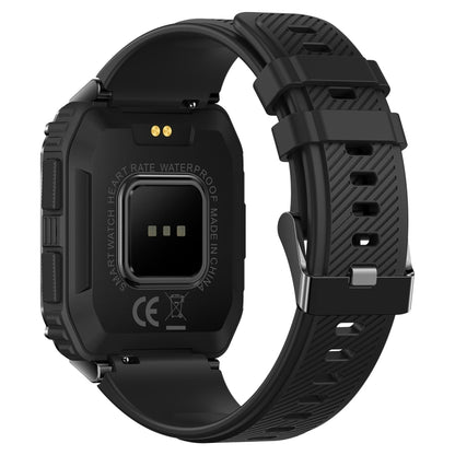 T3 1.95 inch Rugged Smart Sports Wristband Support Heart Rate Monitoring / Blood Pressure Monitoring(Black) by buy2fix