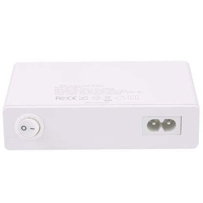 MFT-03Q 10 in 1 65W QC3.0 USB Smart Fast Charger, Plug Type:US Plug(White) by buy2fix