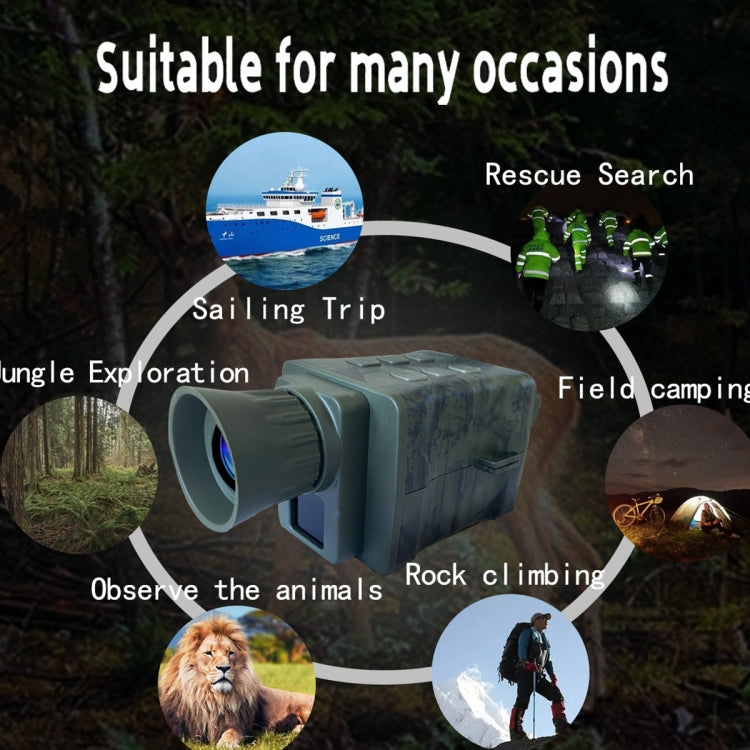 NV3000 Outdoor Hunting 4K HD Monocular Digital Night Vision Device(Camouflage) by buy2fix