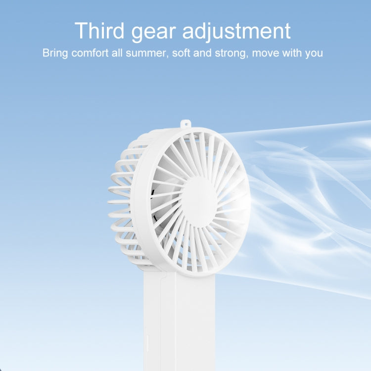 WT-F58 Hanging Neck Handheld Electric Fan(White) - Electric Fans by buy2fix | Online Shopping UK | buy2fix