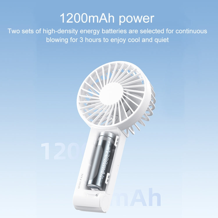 WT-F58 Hanging Neck Handheld Electric Fan(White) - Electric Fans by buy2fix | Online Shopping UK | buy2fix
