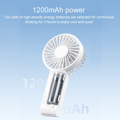 WT-F58 Hanging Neck Handheld Electric Fan(Cream Color) by buy2fix