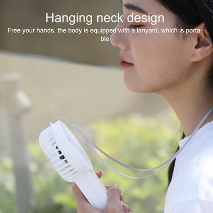 WT-F58 Hanging Neck Handheld Electric Fan(White) - Electric Fans by buy2fix | Online Shopping UK | buy2fix