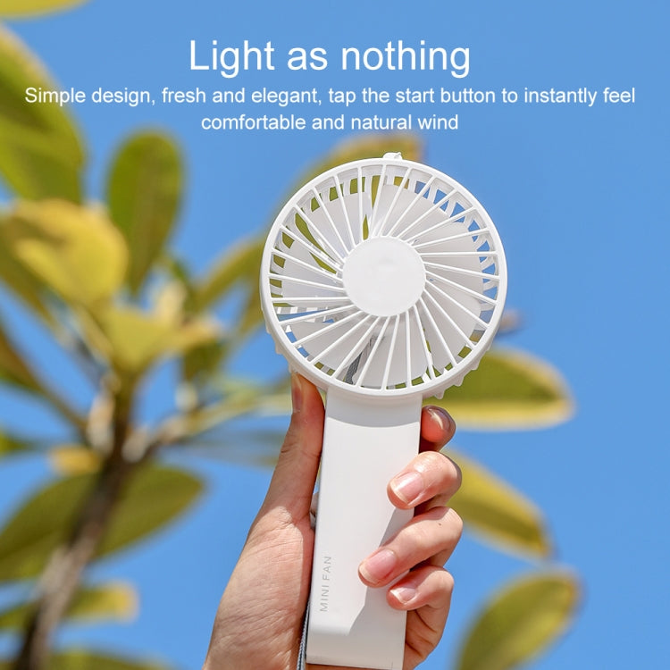 WT-F58 Hanging Neck Handheld Electric Fan(Cream Color) by buy2fix