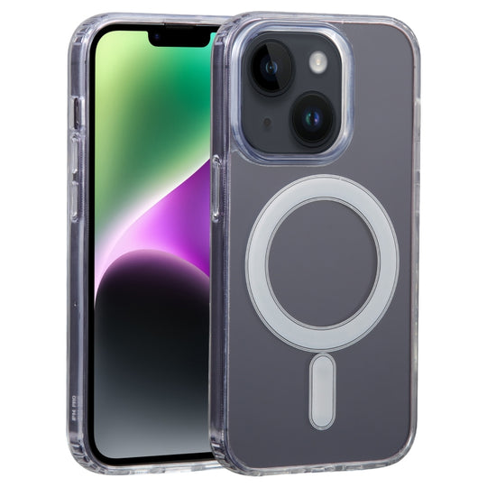 For iPhone 14 Plus GEBEI MagSafe Magnetic Transparent Phone Case (Transparent)