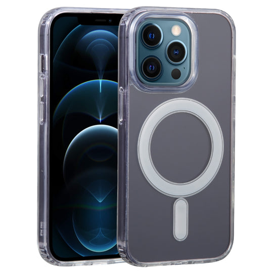 For iPhone 12 Pro Max GEBEI MagSafe Magnetic Transparent Phone Case