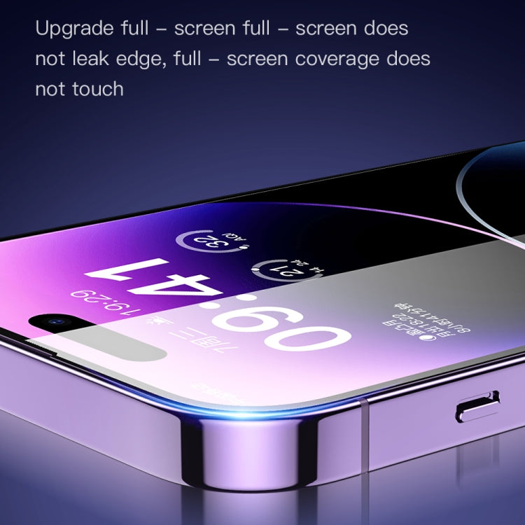 For iPhone 14 Pro TOTU AB-075 Privacy Protection Full Screen Tempered Film with Dust Chamber - iPhone 14 Pro Tempered Glass by TOTUDESIGN | Online Shopping UK | buy2fix