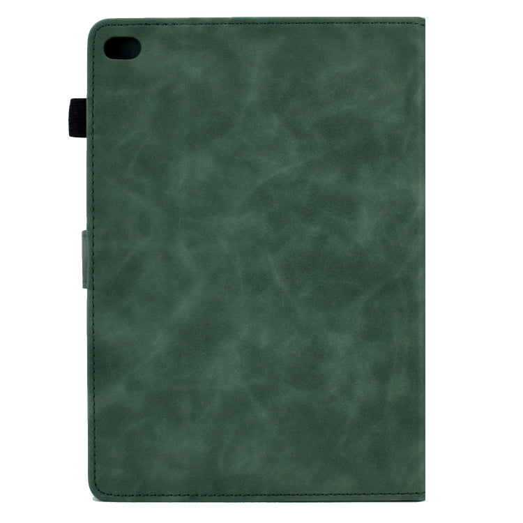 Peony Butterfly Embossed Leather Smart Tablet Case For iPad Air / Air 2 / 9.7 2017 / 9.7 2018(Green) - iPad 9.7 (2018) & (2017) Cases by buy2fix | Online Shopping UK | buy2fix