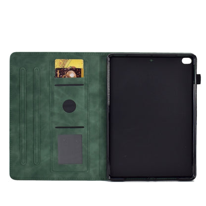 Peony Butterfly Embossed Leather Smart Tablet Case For iPad Air / Air 2 / 9.7 2017 / 9.7 2018(Green) - iPad 9.7 (2018) & (2017) Cases by buy2fix | Online Shopping UK | buy2fix