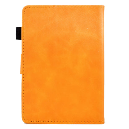 For Amazon Kindle 11th 2024 / 2022 Peony Butterfly Embossed Leather Smart Tablet Case(Khaki) - Amazon by buy2fix | Online Shopping UK | buy2fix