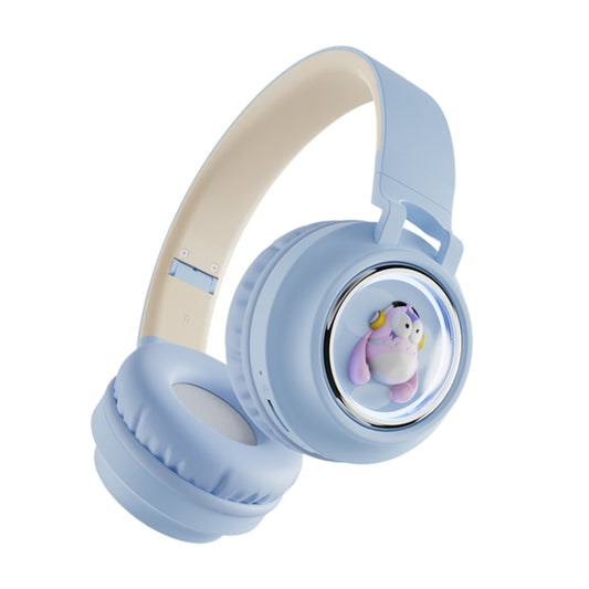 Q1 Headphones Monster Kids Over-Ear Bluetooth Earphones(Blue) - Headset & Headphone by buy2fix | Online Shopping UK | buy2fix