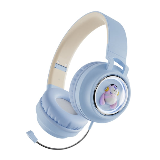 Q1 Headphones Monster Kids Over-Ear Bluetooth Earphones(Blue) - Headset & Headphone by buy2fix | Online Shopping UK | buy2fix