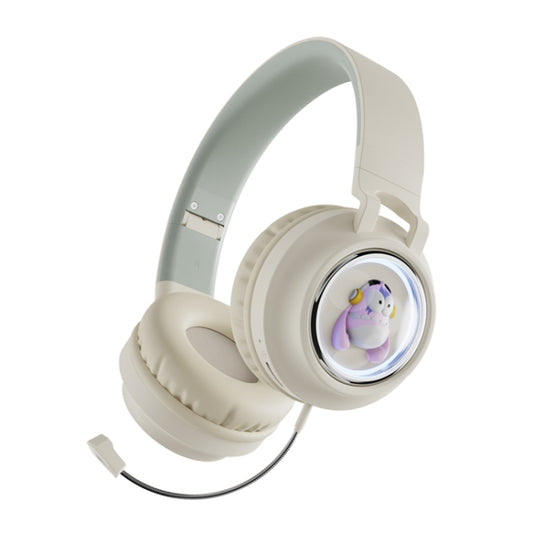 Q1 Headphones Monster Kids Over-Ear Bluetooth Earphones(Apricot) - Headset & Headphone by buy2fix | Online Shopping UK | buy2fix