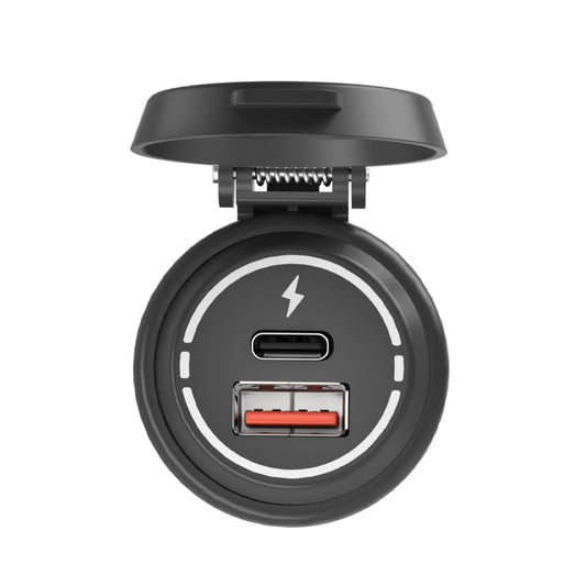ZH-1786A1 QC3.0 USB-A + Type-C Dual Interface Car Charger - DIY Modified Charger by buy2fix | Online Shopping UK | buy2fix