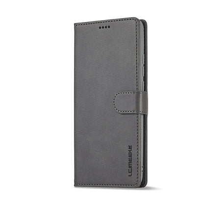 For Xiaomi Redmi Note 12 Pro+ LC.IMEEKE Calf Texture Horizontal Flip Leather Case(Grey) - Xiaomi Cases by LC.IMEEKE | Online Shopping UK | buy2fix