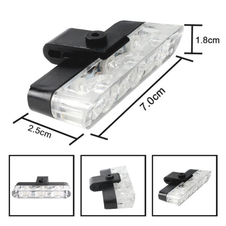 4 in 1 Car 12LEDs Grille Flash Lights Warning Lights with Wireless Remote Control, Color:Blue White - Warning Lights by buy2fix | Online Shopping UK | buy2fix