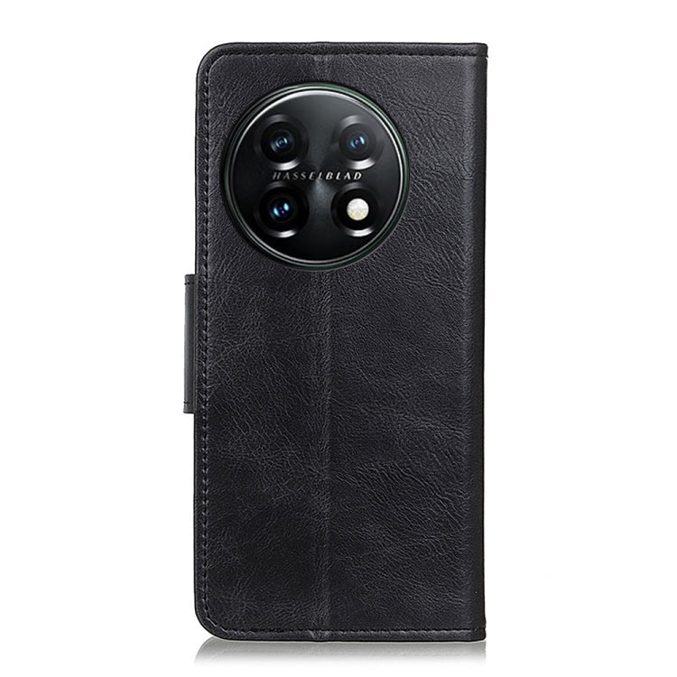 For OnePlus 11 5G Mirren Crazy Horse Texture Leather Phone Case(Black) - OnePlus Cases by buy2fix | Online Shopping UK | buy2fix