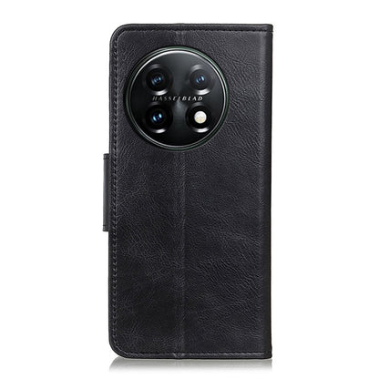 For OnePlus 11 5G Mirren Crazy Horse Texture Leather Phone Case(Black) - OnePlus Cases by buy2fix | Online Shopping UK | buy2fix