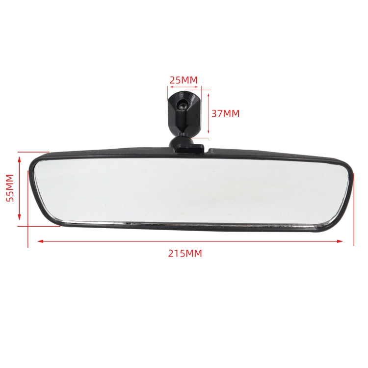 8 inch Car Modified Large Field View Reflective Auxiliary Rearview Mirror by buy2fix