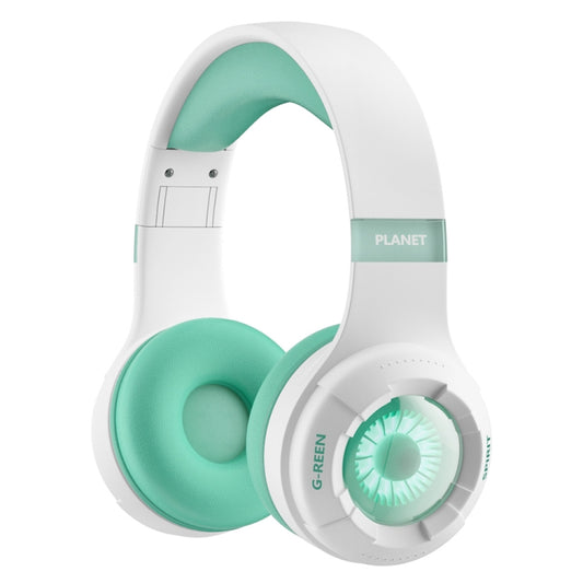 KE25 RGB Light Wireless Stereo Music Bluetooth Headset(Green) - Headset & Headphone by buy2fix | Online Shopping UK | buy2fix