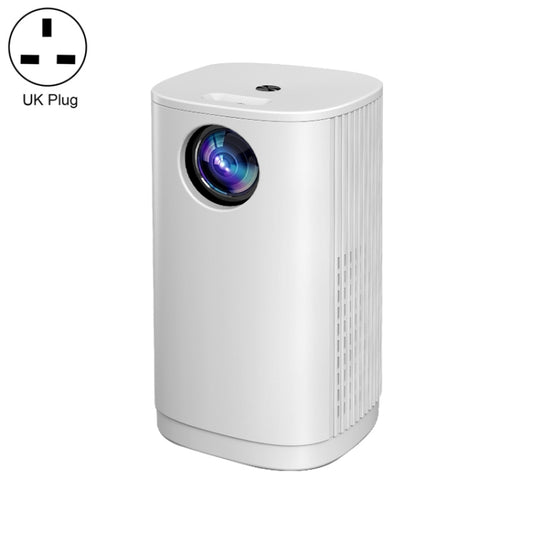 T1 480x360 800 Lumens Portable Mini LED Projector, Specification:UK Plug(White) - LED Projector by buy2fix | Online Shopping UK | buy2fix