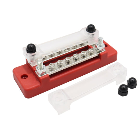 CP-3109-01 150A 12-48V RV Yacht Double-row 6-way Busbar(Red) - Booster Cable & Clip by buy2fix | Online Shopping UK | buy2fix