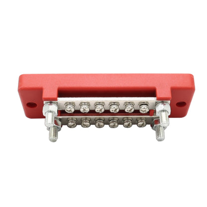 CP-3109-01 150A 12-48V RV Yacht Double-row 6-way Busbar(Red) - Booster Cable & Clip by buy2fix | Online Shopping UK | buy2fix