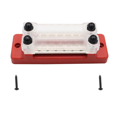 CP-3109-01 150A 12-48V RV Yacht Double-row 6-way Busbar(Red) - Booster Cable & Clip by buy2fix | Online Shopping UK | buy2fix