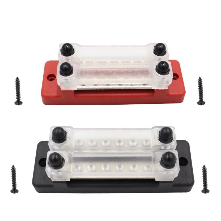 CP-3110 1 Pair 150A 12-48V RV Yacht Double-row 6-way Busbar - Booster Cable & Clip by buy2fix | Online Shopping UK | buy2fix