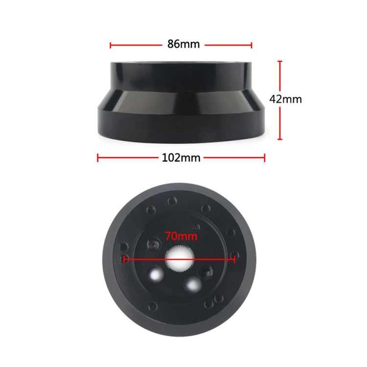 For Chevrolet 5 & 6 Hole Steering Wheel Polished Hub Adapter, Style:Type B - Steering Wheel Accessories by buy2fix | Online Shopping UK | buy2fix
