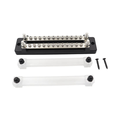 CP-3111 1 Pair 150A 12-48V RV Yacht Double-row 12-way Busbar - Booster Cable & Clip by buy2fix | Online Shopping UK | buy2fix