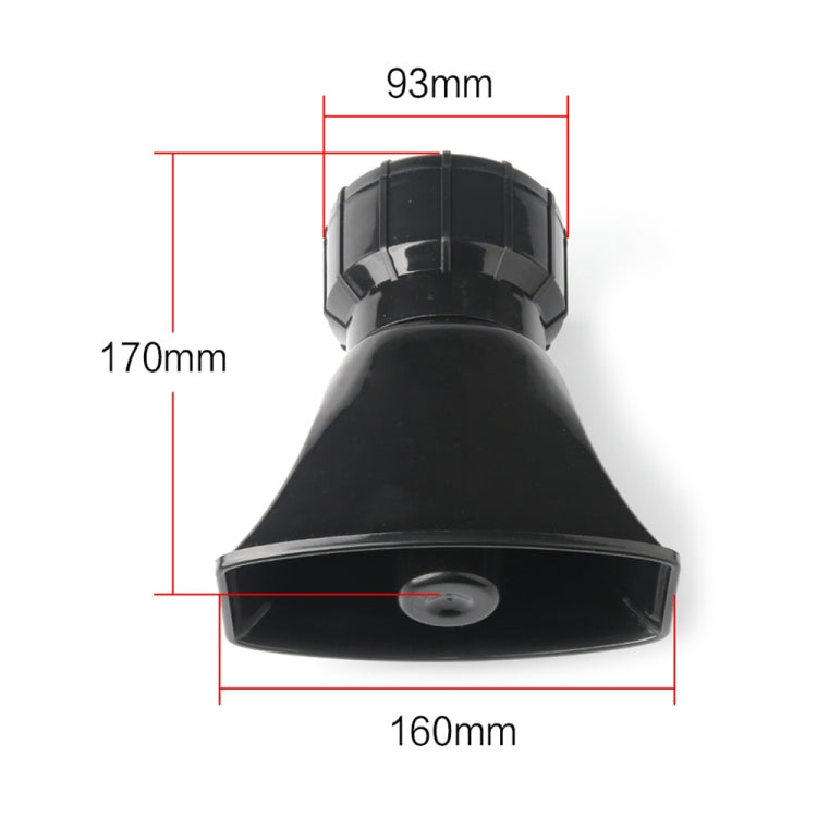 12V Car Horn, Multiple Voices High-Ddecibel Loudspeaker - Security Alarm System by buy2fix | Online Shopping UK | buy2fix