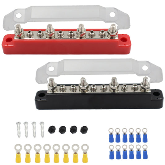 CP-0973 1 Pair 10-way B Style Power Distribution Block Terminal Studs with Terminals - Booster Cable & Clip by buy2fix | Online Shopping UK | buy2fix