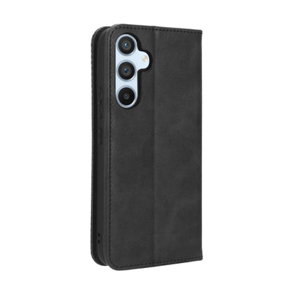 For Samsung Galaxy A54 5G Magnetic Buckle Retro Texture Leather Phone Case(Black) by buy2fix